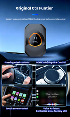 Wireless CarPlay Adapter. Built-in Android 15 System for Android Boxes. 2G + 16GB, Plug and Play, Can Download Any Application.
