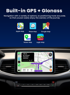 PlayAiBox Android 15 System Wireless Carplay AI Box Qualcomm 6225 for YouTube Netflix 4GB+64GB Built in GPS for OEM CarPlay Cars