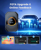 Wireless CarPlay Adapter. Built-in Android 15 System for Android Boxes. 2G + 16GB, Plug and Play, Can Download Any Application.