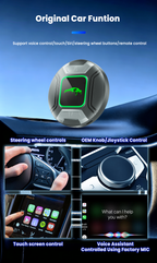 PlayAiBox Android 15 System CarPlay Video Box 4G+64GB Support HDMI Output with Massive Apps Wireless Adapter for Youtube/Netflix