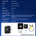 PlayAiBox  Android 15 CarPlay AI Box 4G+64GB Wireless Car Adapter Tbox Multimedia Player for YouTube Netflix GPS Navigation
