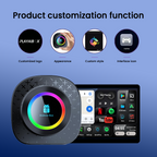 Playaibox 4G+64GB Carplay Android Auto Stereo Video Car Adapter Ai Car Play Box Android 15 Universal Module Wireless Car Play