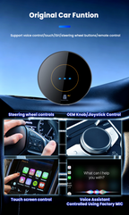 Playaibox CarPlay Ai Box 4GB+64GB Car Smart Box Android15 Wireless Apple Android Auto CarPlay Adapter AiBox Android 15 Carplay