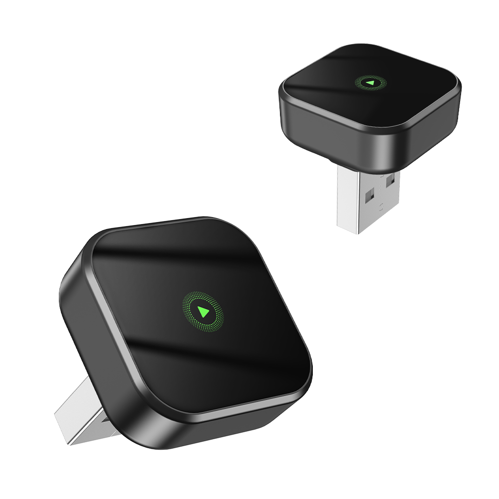2-in-1 Wireless CarPlay & Android Auto Adapter Automatic Connection Plug and Play USB Dongle