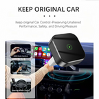 2-in-1 Wireless CarPlay & Android Auto Adapter Automatic Connection Plug and Play USB Dongle