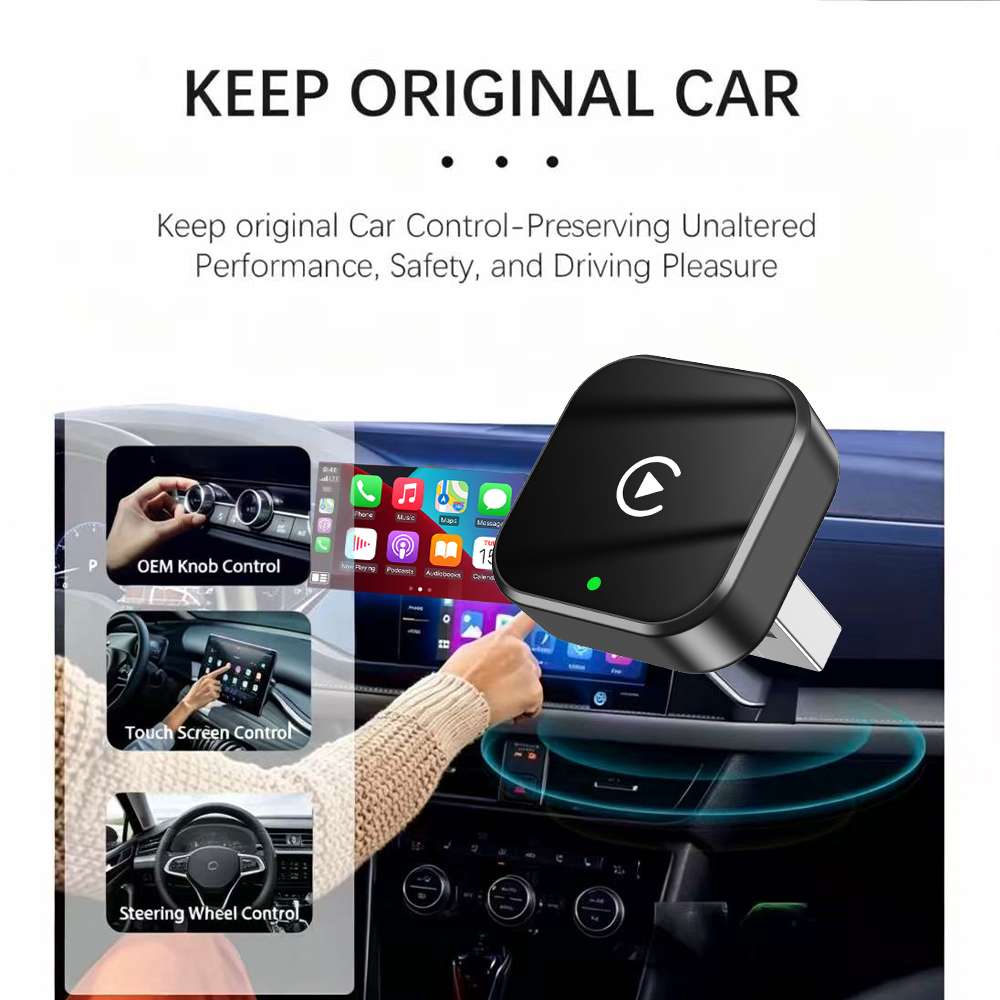 Wireless CarPlay Vehicle Android Auto Car Play Adaptor Mini USB Car Play Dongle for Apple Carplay Wireless Adapter