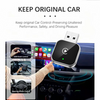 2026 New Model. Wired CarPlay to Wireless CarPlay. Compatible with Both Android and Apple Devices. Ultra-mini, Stable Connection