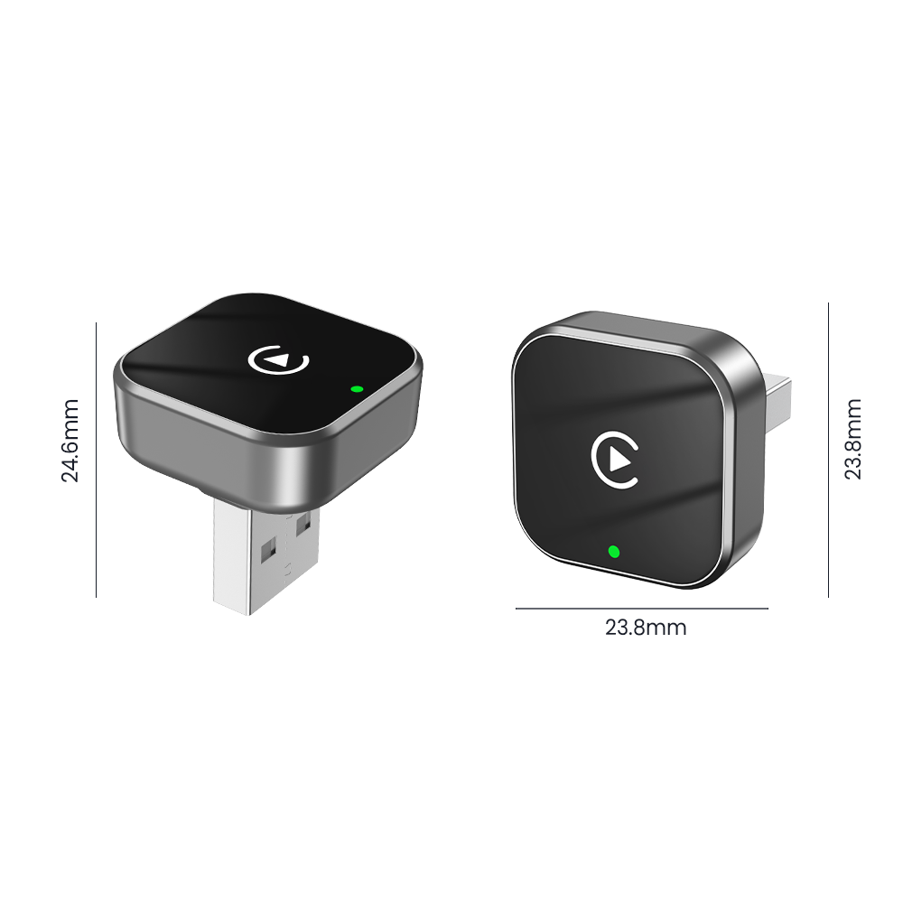 Wireless CarPlay (Apple/Android 2-in-1) Supports Phone Calls, Navigation, and Music Playback