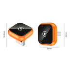 Wireless Carplay Adapter for iPhone Latest Upgrade,  Wired to Wireless for Apple Car Play Plug & Play, Zero-Lag Auto-Connect GPS