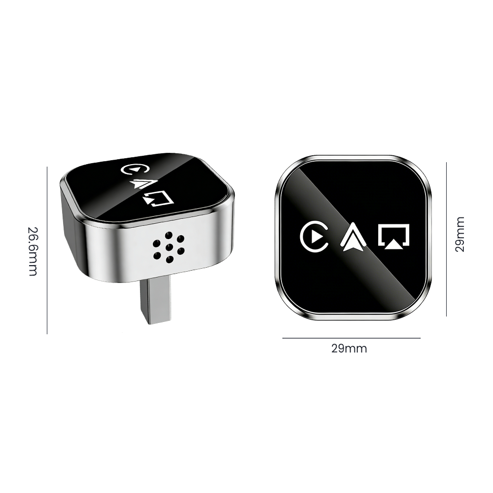 Ultra-stable 4-in-1 CarPlay, Supports Wired CarPlay to Wireless CarPlay/Android Auto/Apple/Android Mirroring