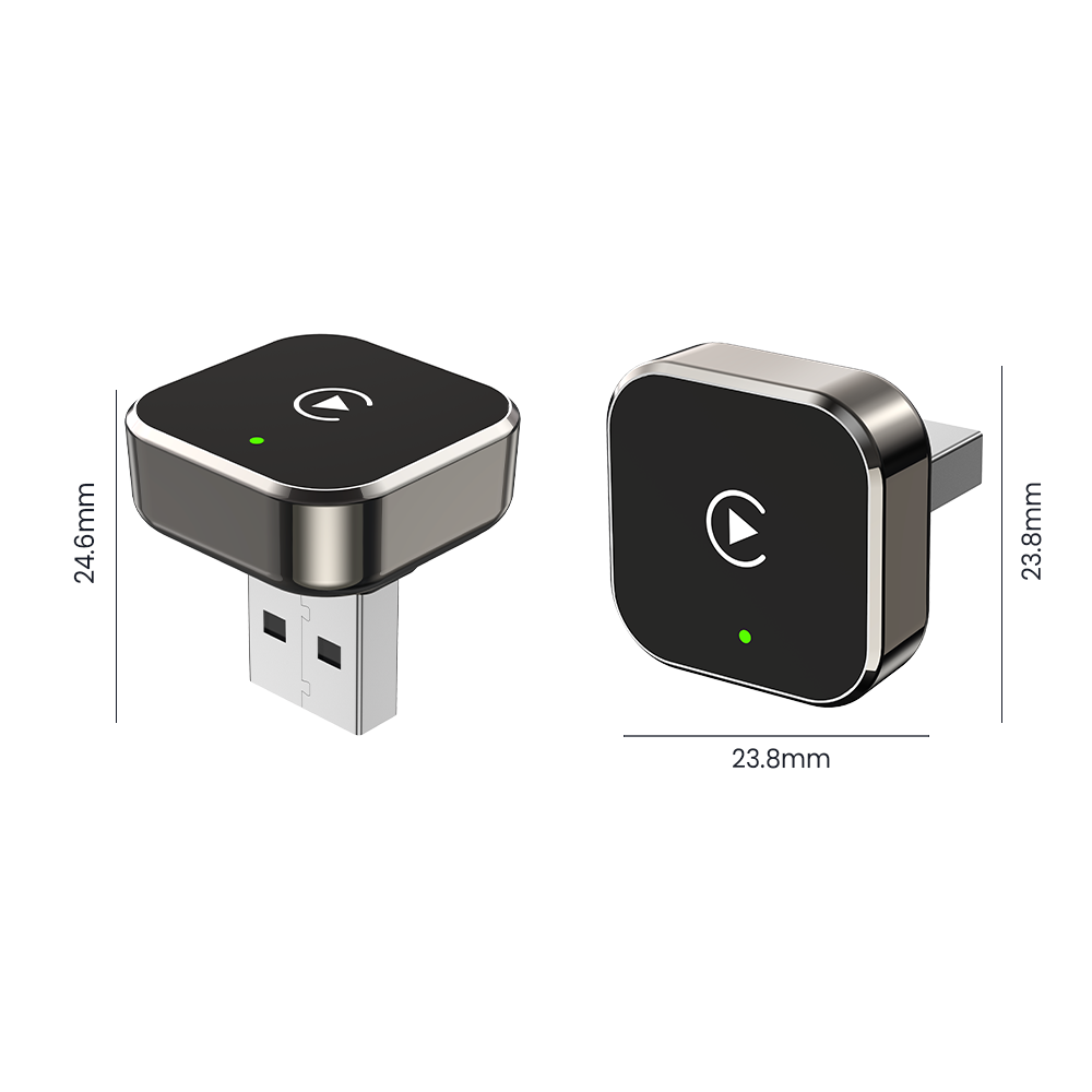 Wireless CarPlay Adapter, Supports Wired to Wireless Conversion for Android Auto and Apple Connectivity