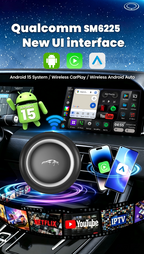 PlayAiBox15 System Car Multimedia 4G 64GB CarPlay Android 13 Tbox with Massive Apps AI Video Box Wireless Adapter for Youtube