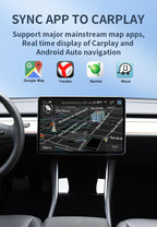 Tesla In-car Wireless CarPlay, 2+16GB Android Box, Built-in YouTube, Netflix, and Other Apps.Tesla Wireless CarPlay Android Box