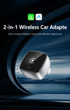 Wireless CarPlay Adapter 2026 Upgrade Mini Design,Plug & Play  - Easy Use Fast Stable Connection Car Play for iPhone & Android