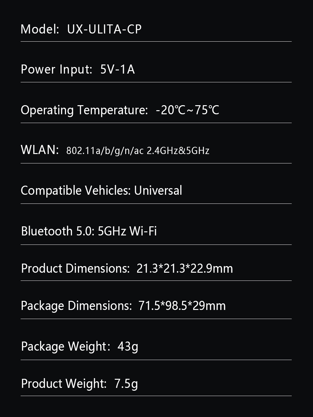 Wireless CarPlay Adapter 2026 Upgrade Mini Design,Plug & Play  - Easy Use Fast Stable Connection Car Play for iPhone & Android