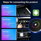 PlayAiBox Android 15 System CarPlay Ai Box 4GB+64GB 4G Netword HDMI Built in GPS for Youtube/Netflix Smart Intelligent Systems