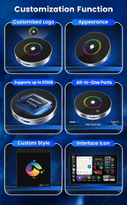 PlayAiBox Android 15 System CarPlay Ai Box 4GB+64GB 4G Netword HDMI Built in GPS for Youtube/Netflix Smart Intelligent Systems