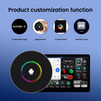 PlayAiBox Android 15 System CarPlay Ai Box 4GB+64GB 4G Netword HDMI Built in GPS for Youtube/Netflix Smart Intelligent Systems