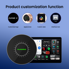 PlayAiBox Android 15 System Wireless CarPlay Ai Box 4GB+64GB Built-in Gps for Youtube Netflix for OEM Car With Wired Carplay