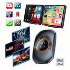 Wireless CarPlay Adapter. Built-in Android 15 System for Android Boxes. 2G + 16GB, Plug and Play, Can Download Any Application.