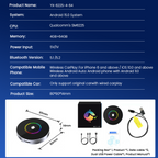 PlayAiBox Android 15 System CarPlay Ai Box 4GB+64GB 4G Netword HDMI Built in GPS for Youtube/Netflix Smart Intelligent Systems