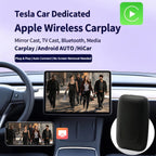 Tesla In-car Wireless CarPlay, 2+16GB Android Box, Built-in YouTube, Netflix, and Other Apps.Tesla Wireless CarPlay Android Box