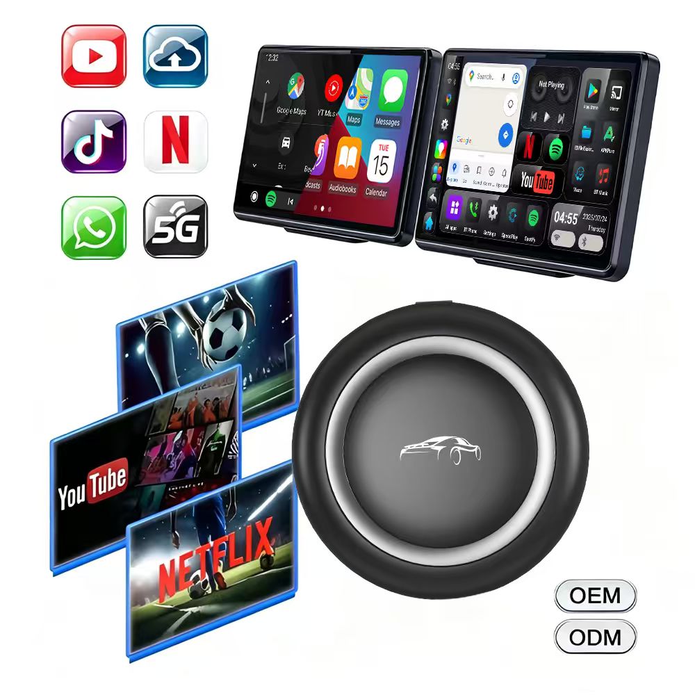 PlayAiBox15 System Car Multimedia 4G 64GB CarPlay Android 13 Tbox with Massive Apps AI Video Box Wireless Adapter for Youtube