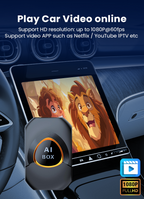 Wireless CarPlay Adapter. Built-in Android 15 System for Android Boxes. 2G + 16GB, Plug and Play, Can Download Any Application.