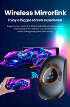 Wireless CarPlay Adapter. Built-in Android 15 System for Android Boxes. 2G + 16GB, Plug and Play, Can Download Any Application.