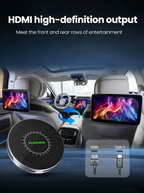 PlayAiBox Android 15 System Wireless CarPlay Ai Box 4GB+64GB Built-in Gps for Youtube Netflix for OEM Car With Wired Carplay