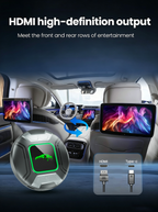 PlayAiBox Android 15 System CarPlay Video Box 4G+64GB Support HDMI Output with Massive Apps Wireless Adapter for Youtube/Netflix