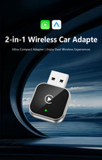 2026 New Model. Wired CarPlay to Wireless CarPlay. Compatible with Both Android and Apple Devices. Ultra-mini, Stable Connection