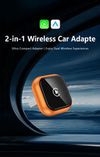 Wireless Carplay Adapter for iPhone Latest Upgrade,  Wired to Wireless for Apple Car Play Plug & Play, Zero-Lag Auto-Connect GPS