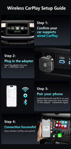 Wireless CarPlay Vehicle Android Auto Car Play Adaptor Mini USB Car Play Dongle for Apple Carplay Wireless Adapter