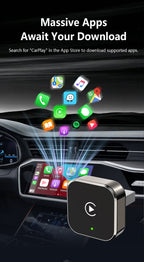 Wireless CarPlay Adapter, Supports Wired to Wireless Conversion for Android Auto and Apple Connectivity