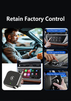 Wireless CarPlay Adapter, Supports Wired to Wireless Conversion for Android Auto and Apple Connectivity