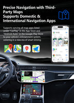 Automatic Connection Wireless CarPlay Adapter 2 in 1 Plug and Play Smart Box for Cars