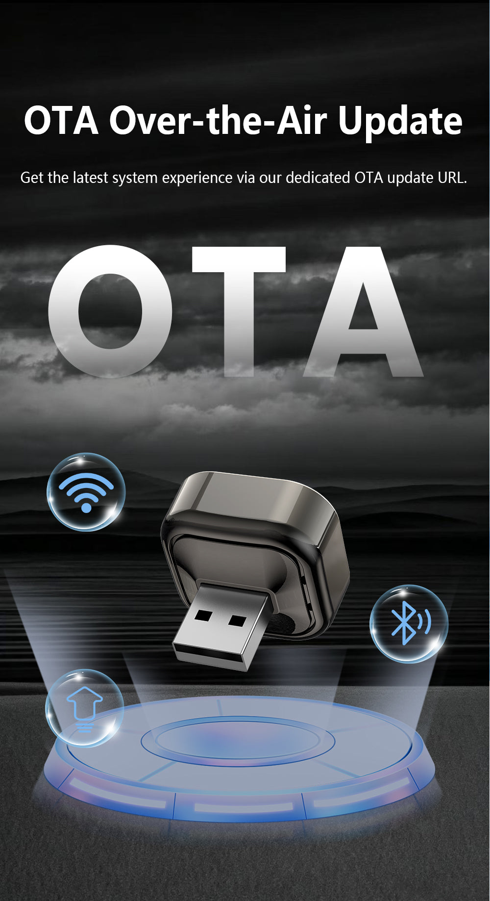 2-in-1 Wireless CarPlay Adapter for Cars - Plug and Play Automatic Connection USB Dongle, Convert Wired to Wireless
