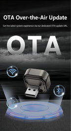 2-in-1 Wireless CarPlay Adapter for Cars - Plug and Play Automatic Connection USB Dongle, Convert Wired to Wireless