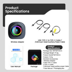 Playaibox 4G+64GB Carplay Android Auto Stereo Video Car Adapter Ai Car Play Box Android 15 Universal Module Wireless Car Play